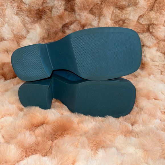 STEVEMADDEN HOPE TEAL LEATHER - Picture 3 of 4